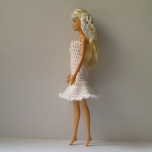 Oblečky pro Barbie - svatební šaty — foto 4
