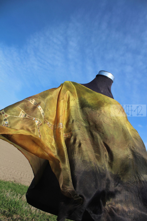 Hedvábná tunika - ála Klimt — foto 3