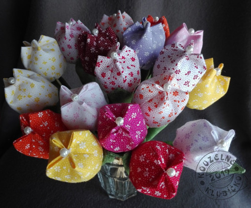 Šité tulipány KYTIČKOVÉ — foto 3