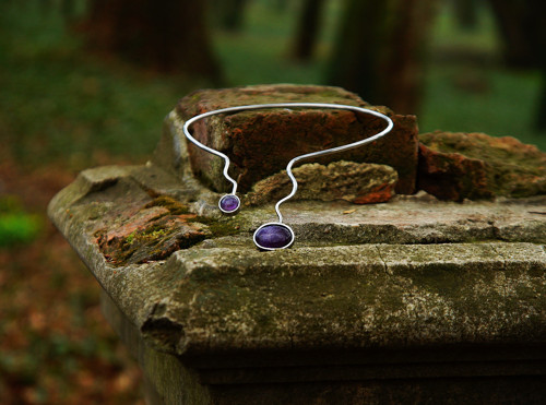 Nerezový náhrdelník..." Silver collar " — foto 3