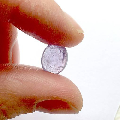 Tanzanit kabošon ovál (TA008, 3.35 ct.) — foto 5