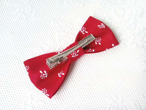 Red folklore hair clip — foto 2