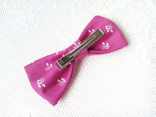 Fuchsia folklore hair clip — foto 2