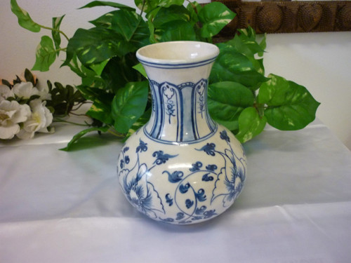 Velká porcelánová váza Gžel — foto 3