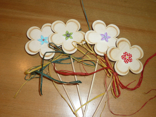 Jarní kytka - zápich — foto 2