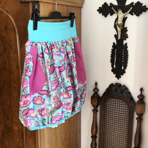 Pink a Mint - jediná sukně na míru — foto 3