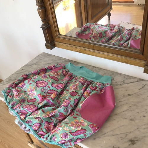 Pink a Mint - jediná sukně na míru — foto 4