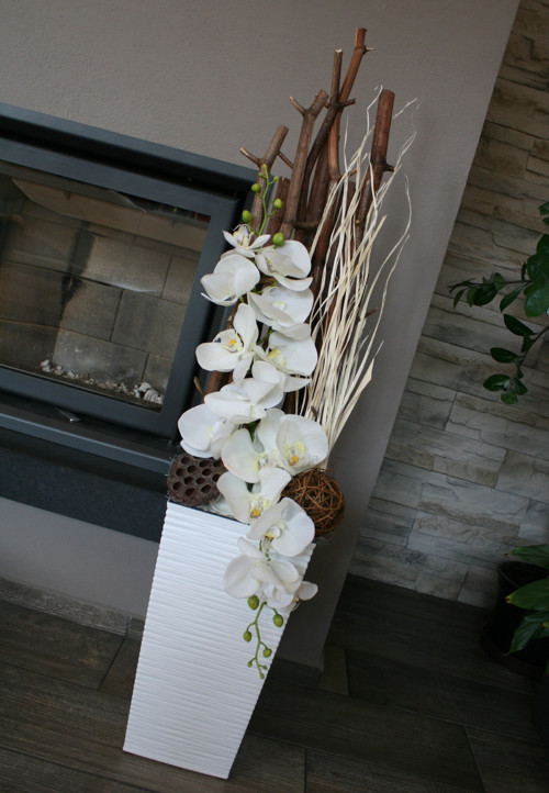 Velké aranžmá s orchidejemi — foto 3