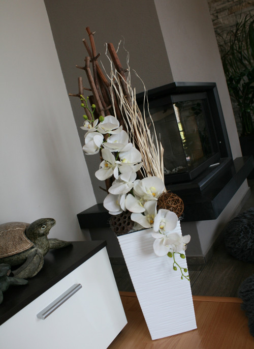 Velké aranžmá s orchidejemi — foto 4