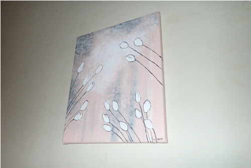 Růžová abstrakce iv - 30x25 cm — foto 2