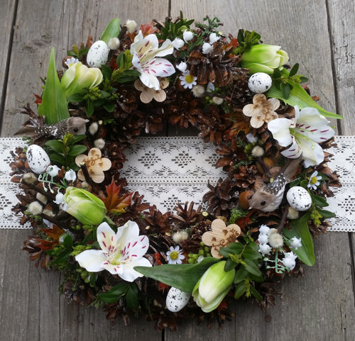 Věnec "Jaro se probudilo" — foto 3