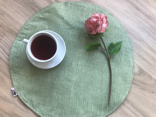 Prostírka kulatá květy — foto 3