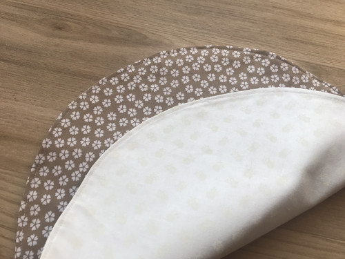 Prostírka kulatá hnědá — foto 2