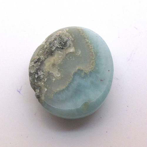 Kabošon larimar ovál 12,0mm — foto 4