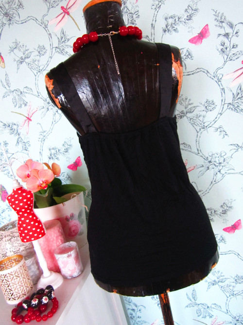Top black s mašlí — foto 3