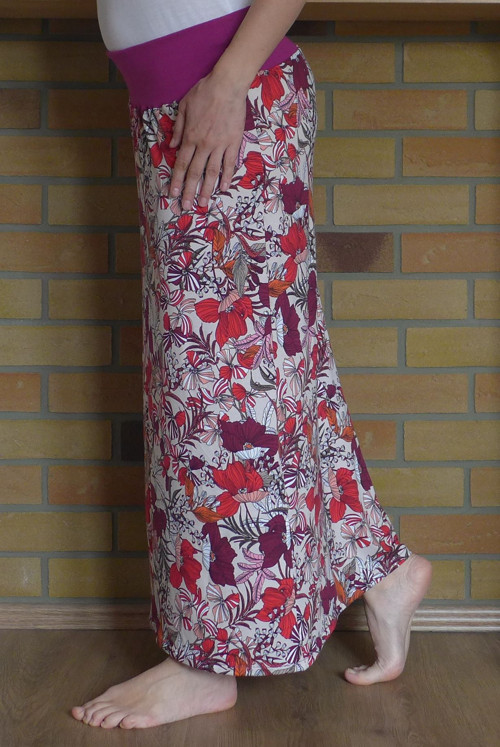 Sukně Red and Lila Flower — foto 2