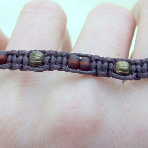 Pánský náramek Be in (macramé) — foto 3