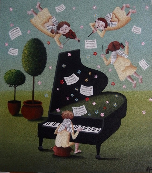 Andělské muzicírování (28x25) — foto 6