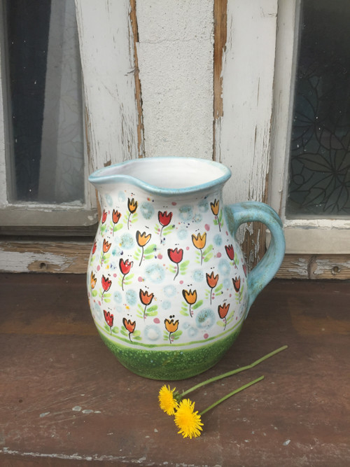 Džbán s tulipánky...2,5l — foto 3