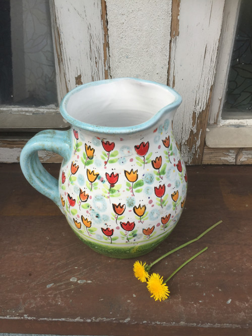 Džbán s tulipánky...2,5l — foto 5
