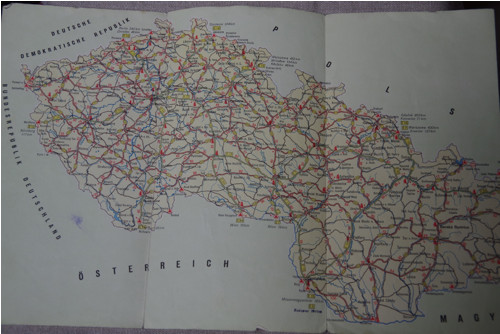 Přehledná automapa ČSSR 1965 — foto 2