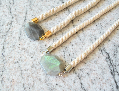 Náhrdelník Golden Labradorite — foto 3