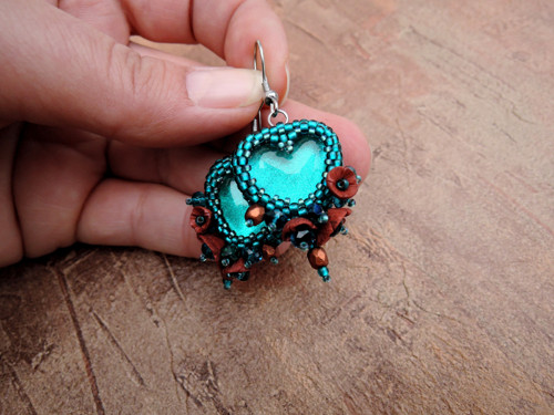 Srdcovky "Teal" — foto 4