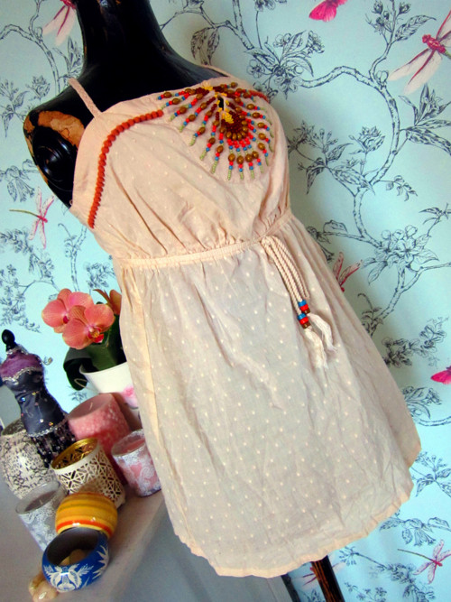 Top boho s "náhrdelníkem" — foto 3