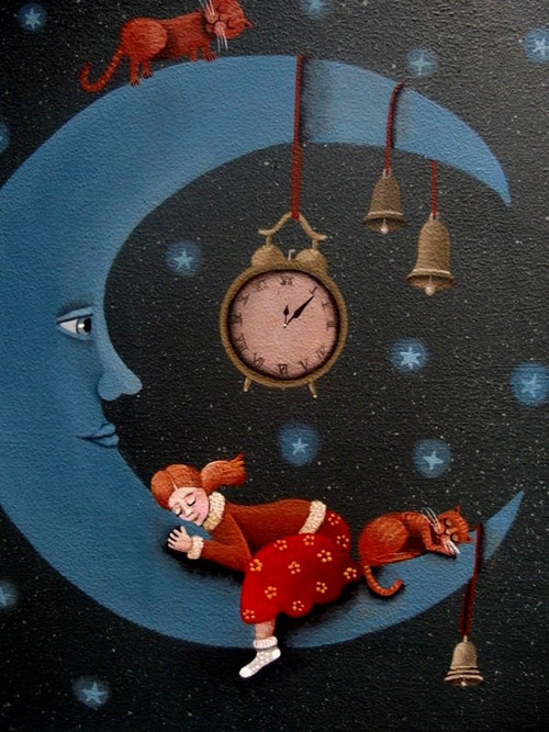 Měsíční kočky (28 x 24,5) — foto 3