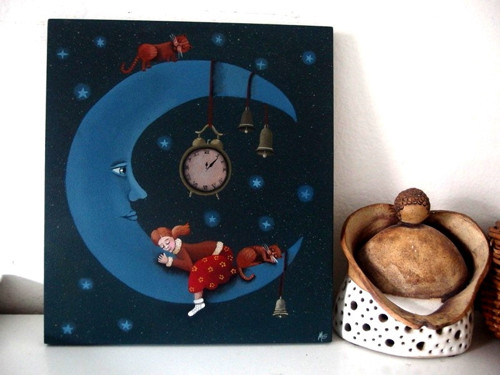 Měsíční kočky (28 x 24,5) — foto 5