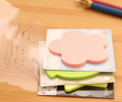 Lepicí lístečky - note pad, zelený, happy house, — foto 3