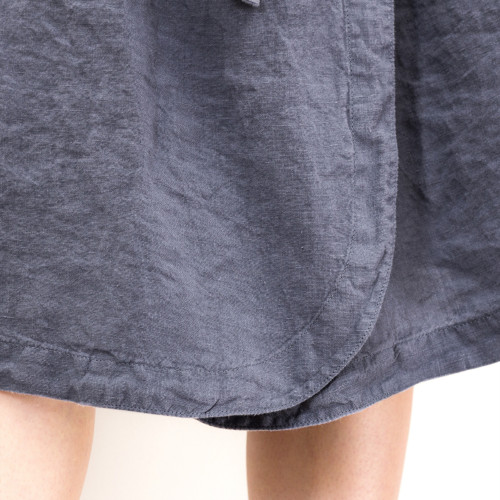Extra jemné zavinovací šaty / Folkstone Gray — foto 3