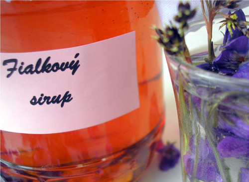 Fialkový sirup, 750 gramů — foto 2