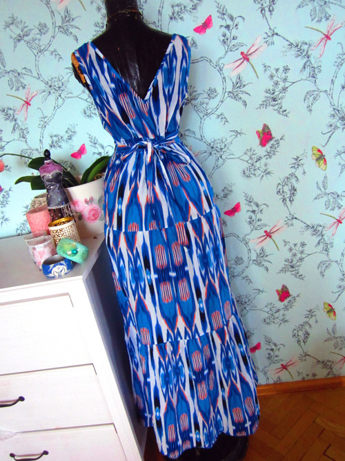 Šaty boho hippie mořské — foto 5