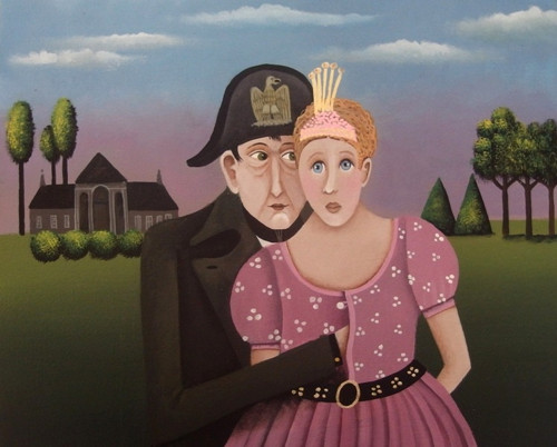 Lev a svatá Helena (29x24) — foto 2