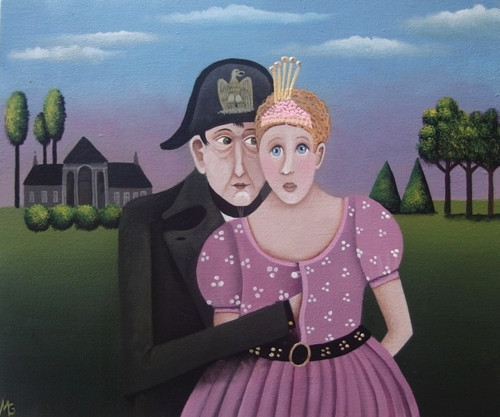 Lev a svatá Helena (29x24) — foto 3