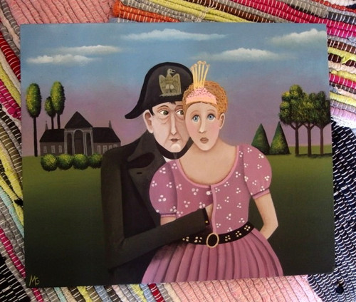 Lev a svatá Helena (29x24) — foto 5