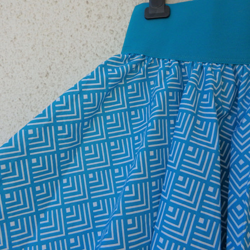 Opravdická kolová, tyrkysová mozaika — foto 2