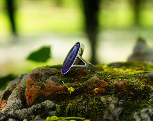 Nerezový prsten...." Deep purple " — foto 4