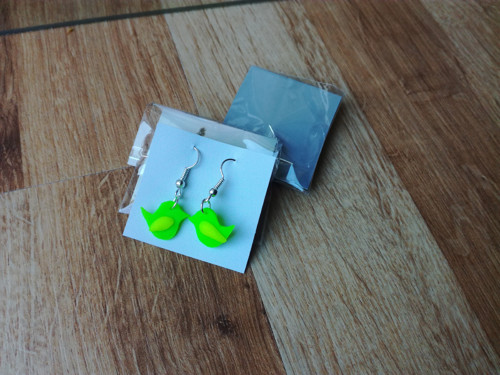 Neonově zelení ptáčci - fimo — foto 2