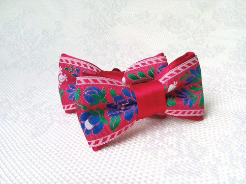 Slovak folklore shoe clips (red) — foto 2