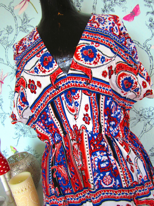 Boho tunika se vzory kašmírovými — foto 2