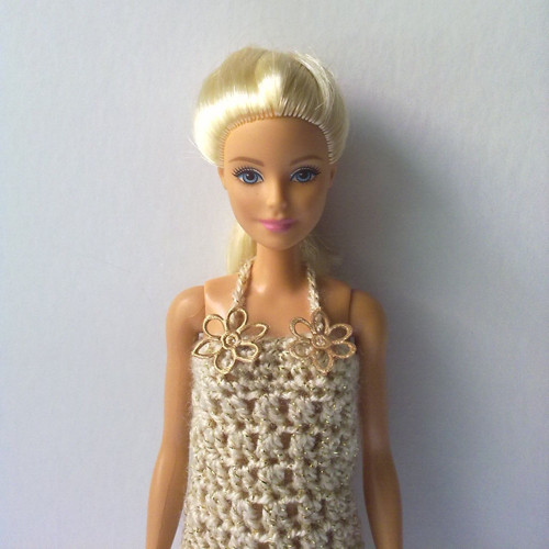Oblečky pro Barbie (zlaté) — foto 2