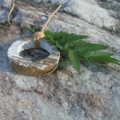 Náhrdelník-beton -kolečko — foto 2