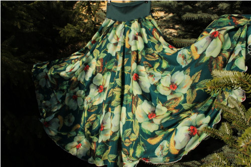 Kolová sukně Magnolia II. — foto 3