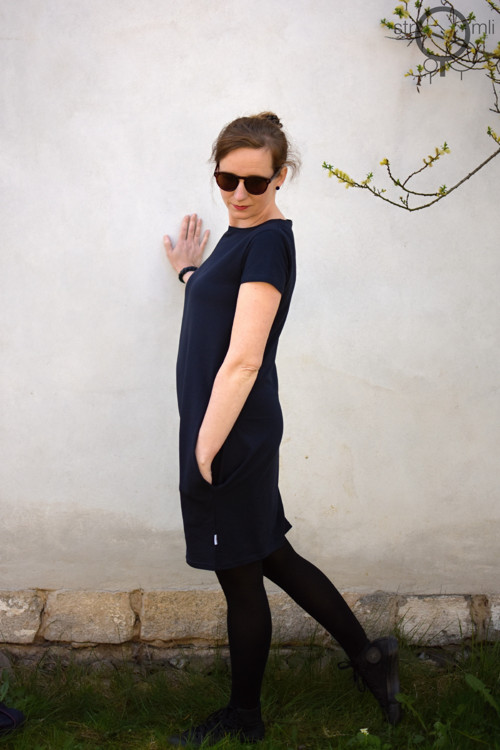 Modré pohodovky s kapsami KR, vel. S — foto 2