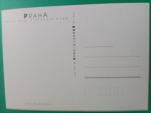 Pohlednice - Praha, Nový Svět — foto 2