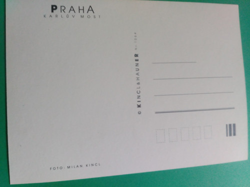 Pohlednice - Praha, Karlův most — foto 2