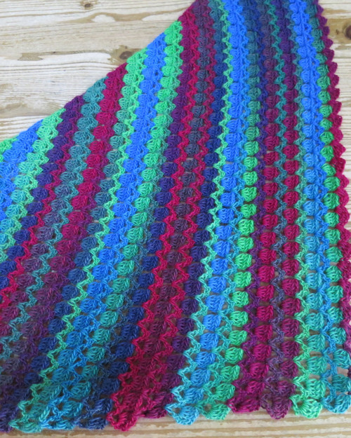 Asymetrický šátek dream color — foto 3