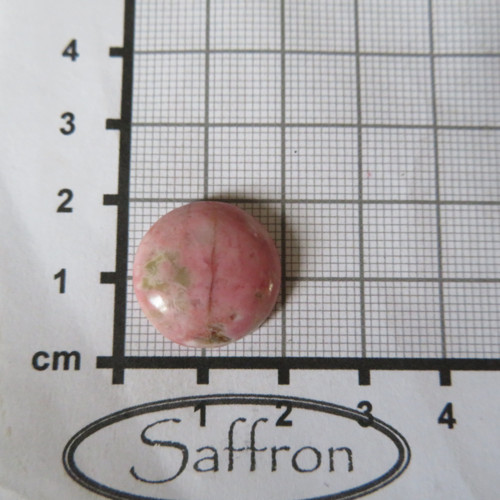 Wagnerit s Rodonitem, kabošon č.19 — foto 2